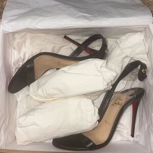 Christian Louboutin Black and Red Heels